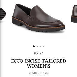 ECCO Women's Incise Tailored Loafers - Dark Brown